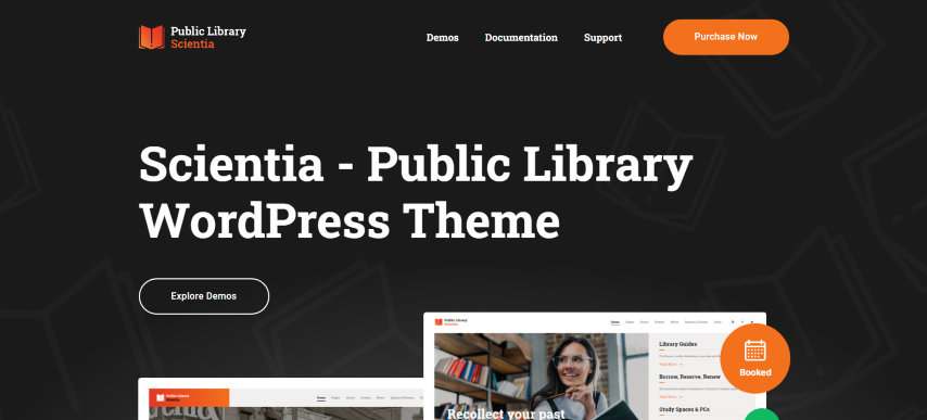 Scientia v1.0.5 - Public Library & Book Store Education WordPress Theme