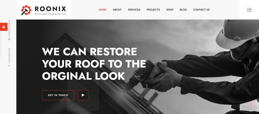 Roonix - Roofing Services HTML Template