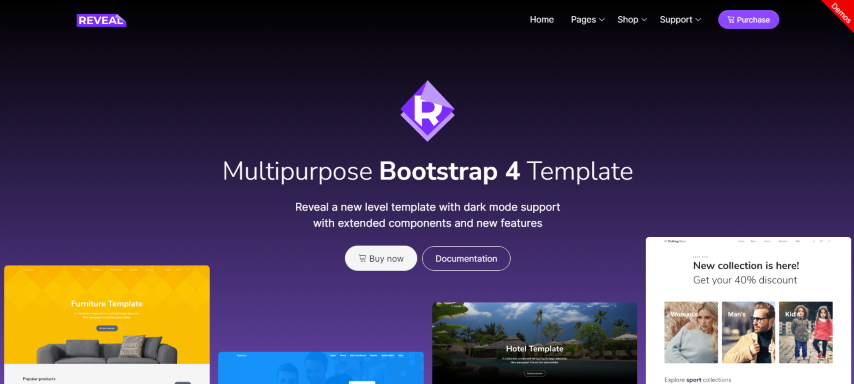 Reveal v1.0 - Multi-Purpose eCommerce HTML Template