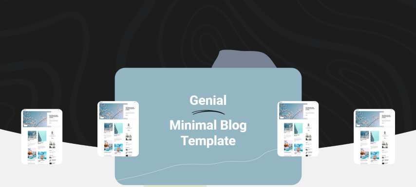 Genial v1.0 - Minimal Blog HTML Template