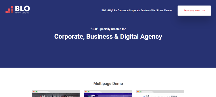 BLO v2.8 - Corporate Business WordPress Theme