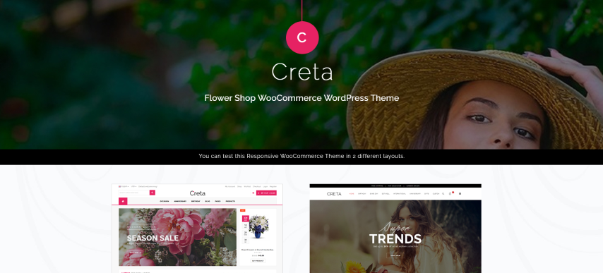 Creta v5.1 - Flower Shop WooCommerce WordPress Theme