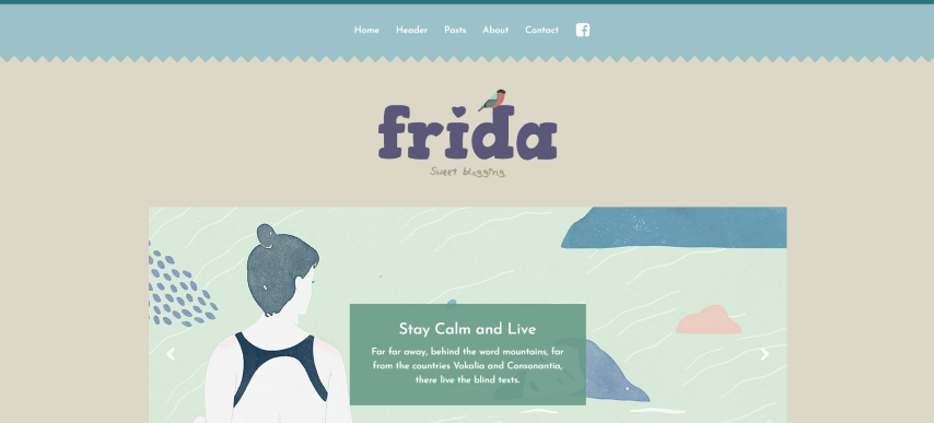 Frida v6.1 - A Sweet & Classic Blog Theme
