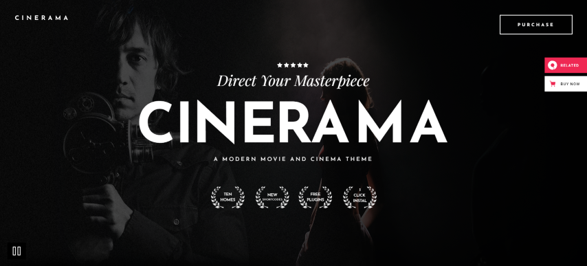 Cinerama v1.9.1 - A Theme for Movie Studios and Filmmakers