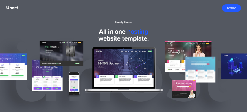 Uhost v1.4 - Web Hosting & WHMCS Template