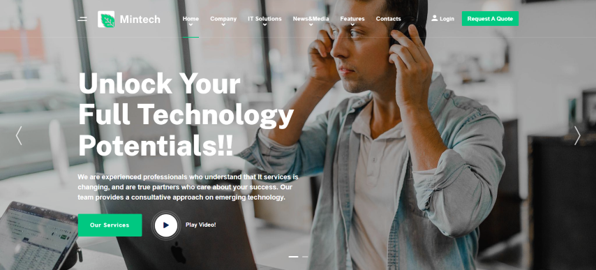 Mintech v1.0 - IT Solutions & Services HTML5 Template