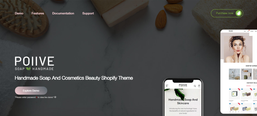 Polive - Handmade Soap & Cosmetics Beauty Shopify Theme