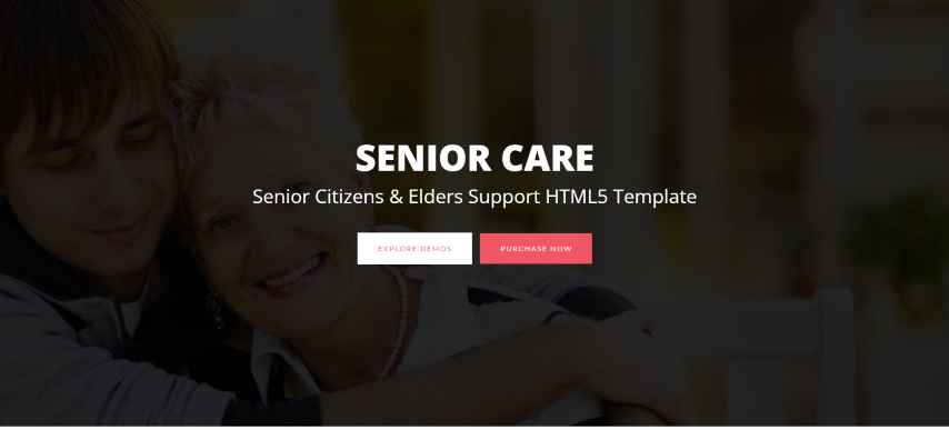 Senior Care - Elders Support HTML5 Template