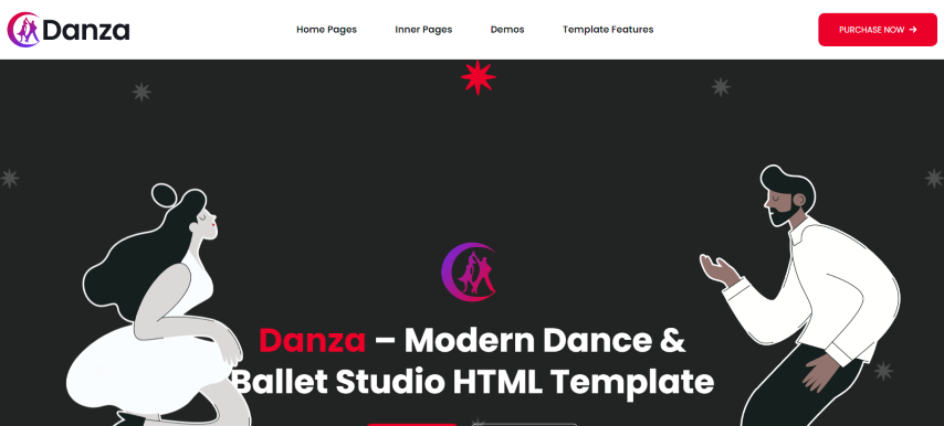 Danza v1.0 - Dancing School and Ballet Studio HTML Template