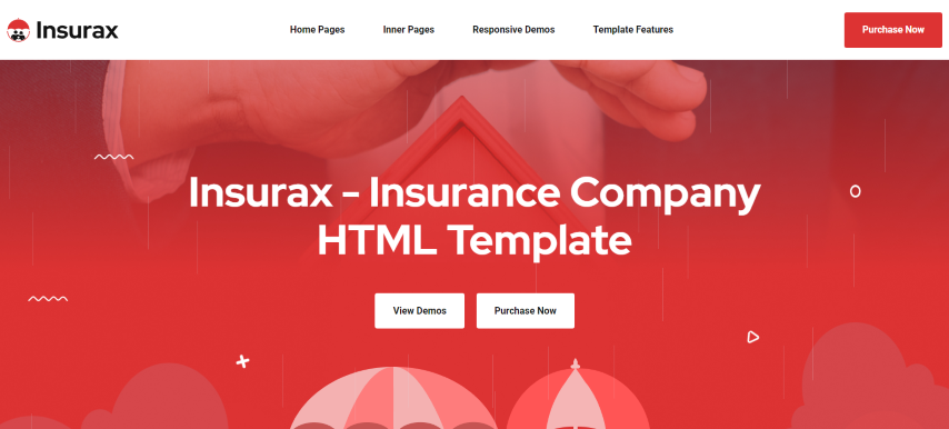Insurax - Insurance Company HTML Template
