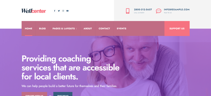 Wellcenter v1.4 - Senior Care & Support WordPress Theme