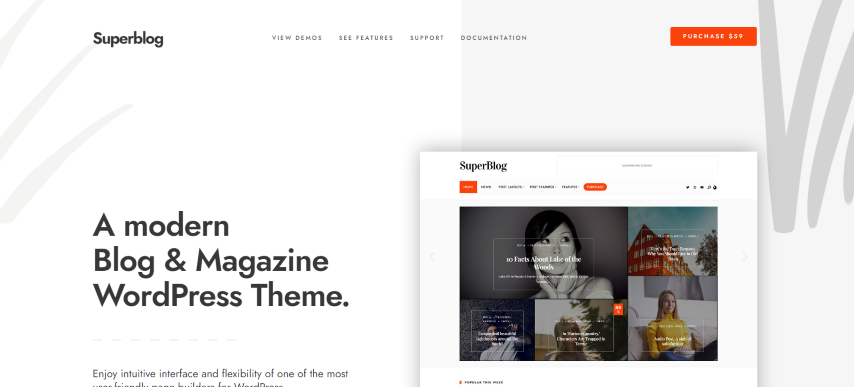 SuperBlog v3.6 - Powerful Blog & Magazine Theme