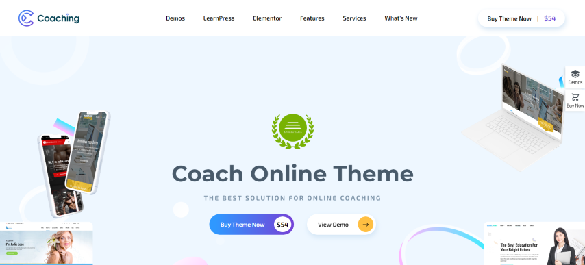 Coaching v3.7.0 - Life And Business Coach WordPress Theme