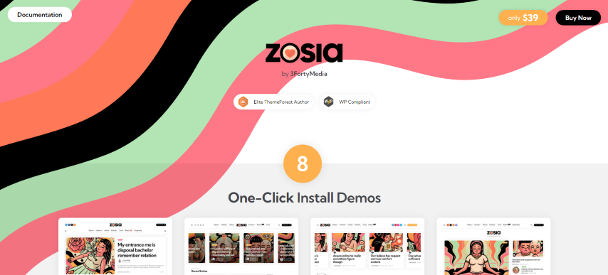 Zosia v1.2.2 - Personal WordPress Blog Theme