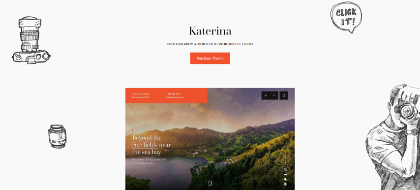 Katerina v1.0.3 - Photography & Portfolio WordPress Theme