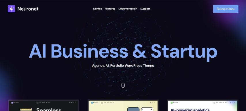 Neuronet v1.0 - AI Business & Startup WordPress Theme