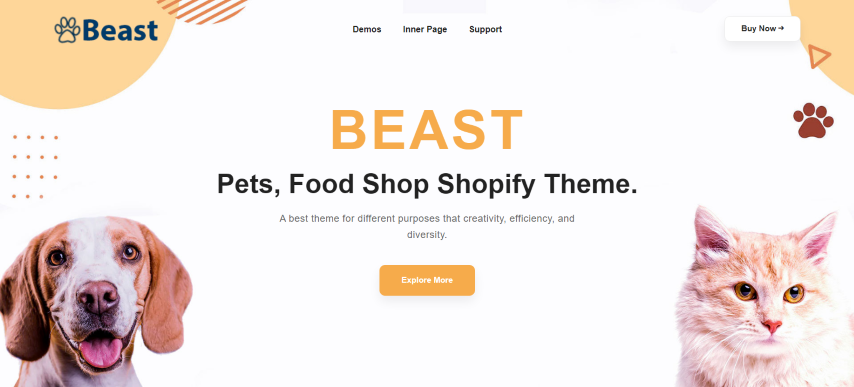 Beast v1.0.2 - Pet Shop Food Animal Care Responsive Shopify Theme