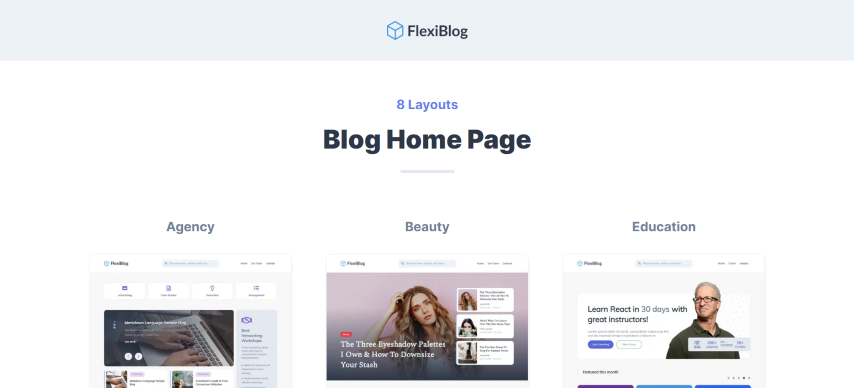 FlexiBlog v4.0.0 - React Gatsby Multipurpose Blog Theme
