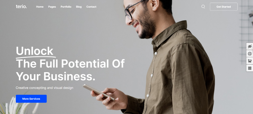 Terio - Digital Agency & IT Services Jekyll Theme