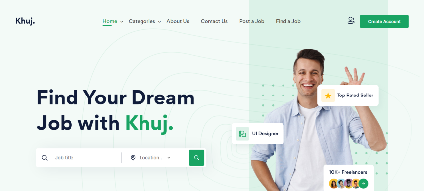 Khuj - Job Board HTML Template