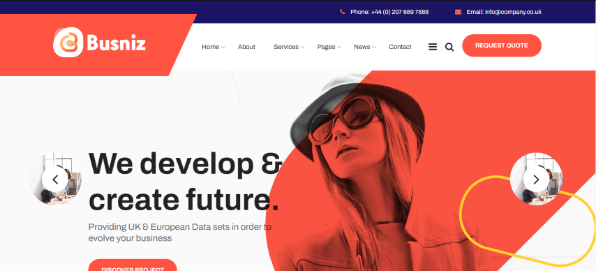 Busniz - Business Consulting Multi-Purpose HTML5 Template