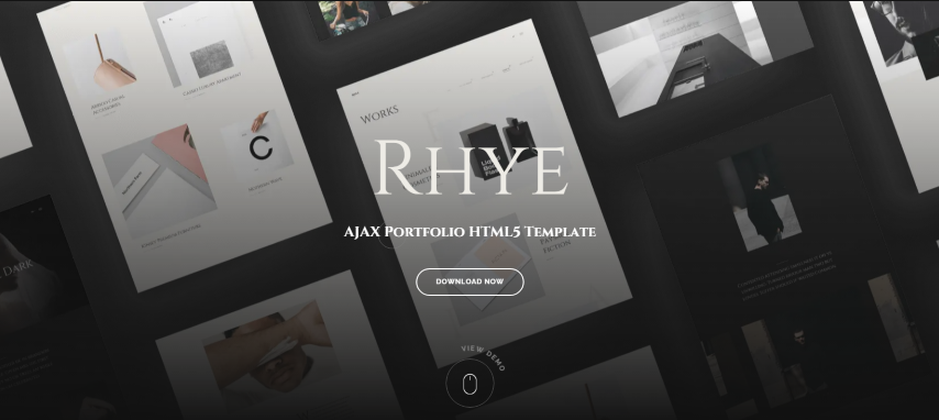 Rhye – AJAX Portfolio HTML5 Template