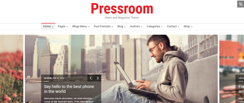 Pressroom v6.1 - News and Magazine WordPress Theme