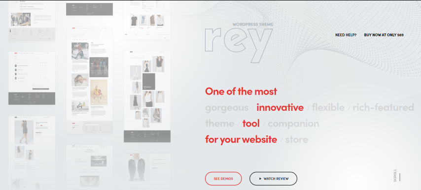 Rey v2.7.2 - Fashion & Clothing, Furniture Wordpress Theme