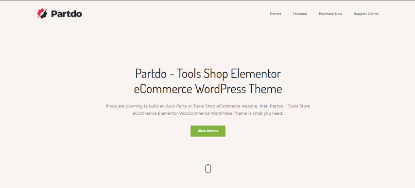 Partdo v1.1.2 - Auto Parts and Tools Shop Woo Commerce Theme
