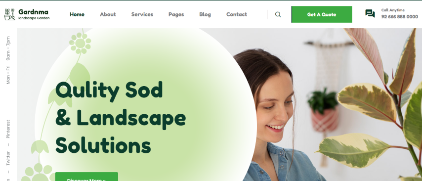 Gardnma - Gardening and Landscaping WordPress Theme