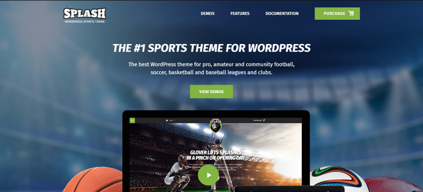 Splash v4.3.9 - Sport WordPress Theme