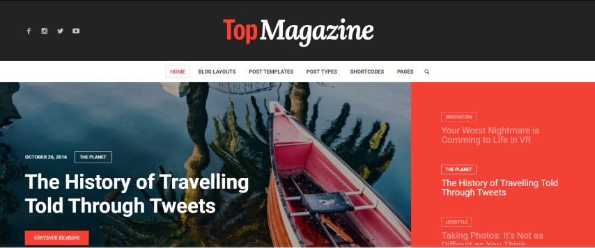Top Magazine v1.2.2 - Blog and News WordPress Theme