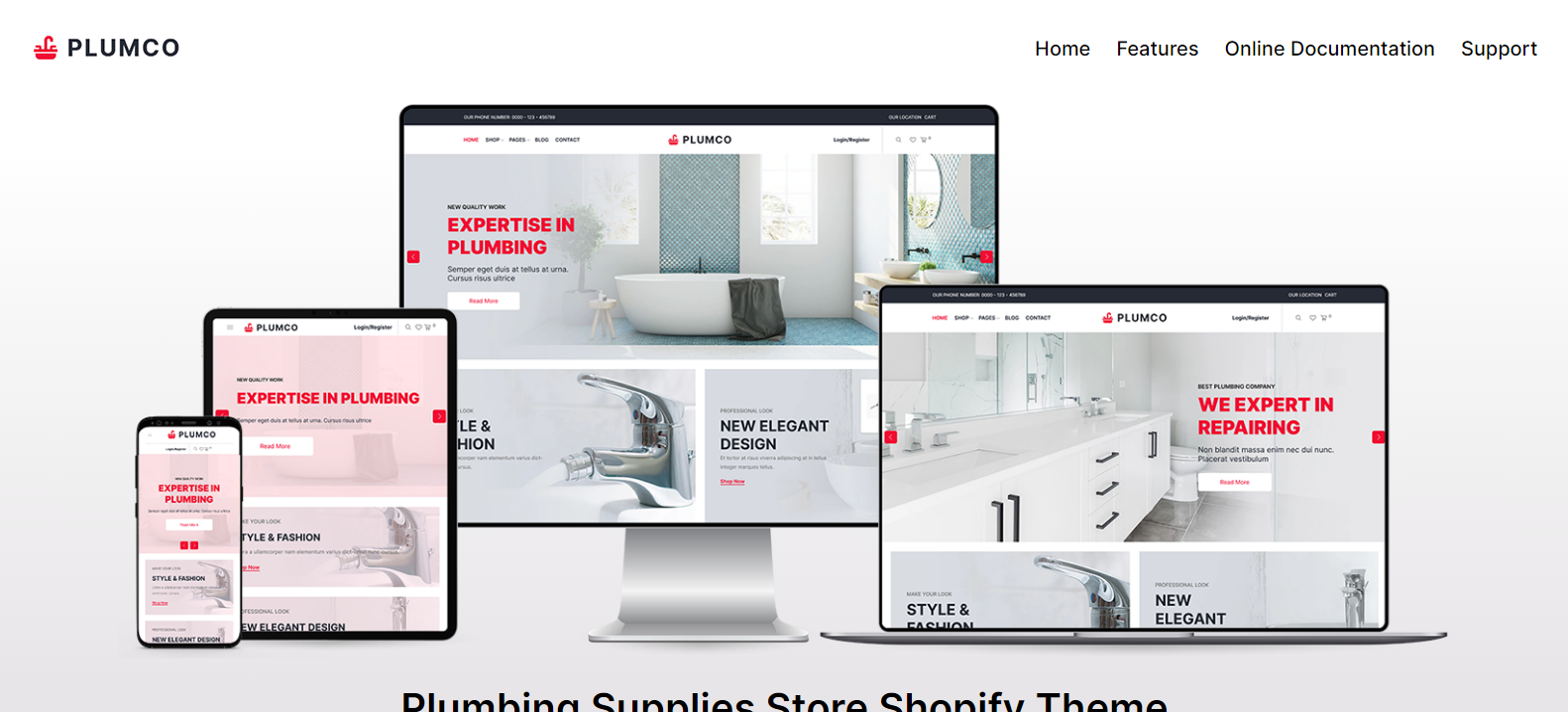 Plumco v1.0 - Handyman, Maintenance & Plumbing Responsive Shopify Theme