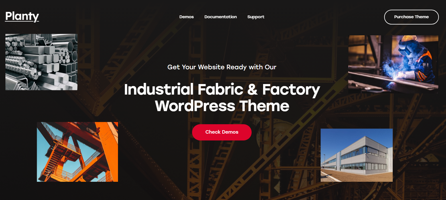 Planty v1.4.1 - Industrial Fabric & Factory WordPress Theme