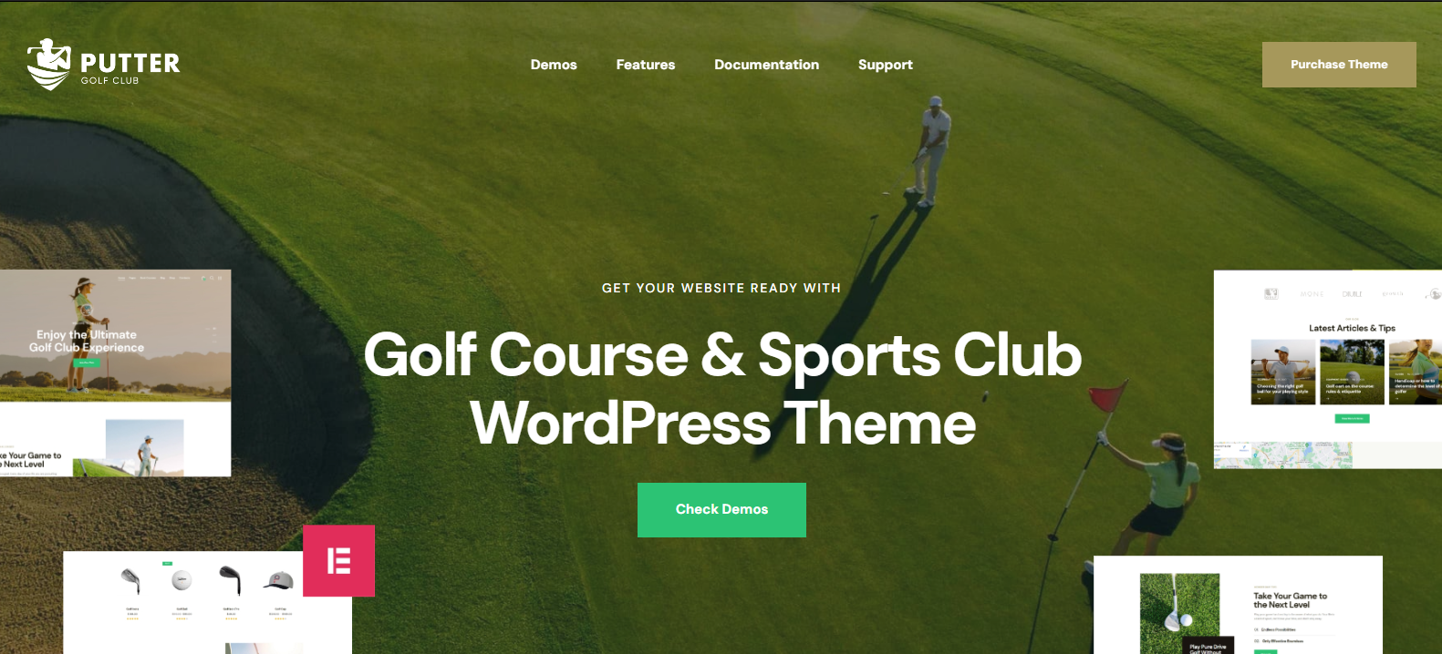 Putter v1.3 - Golf Course & Playing Ground WordPress Theme
