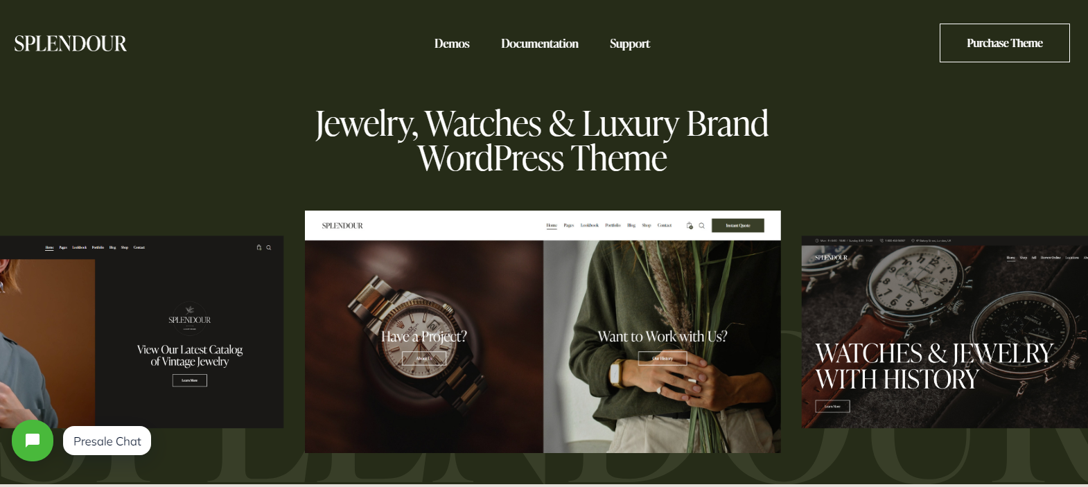 Splendour v1.4 - Jewelry & Watches WordPress Theme