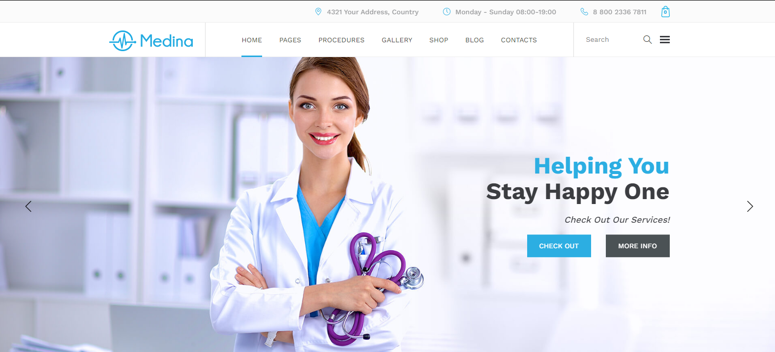 Medina v1.5.0 – Responsive Medical & Health Theme