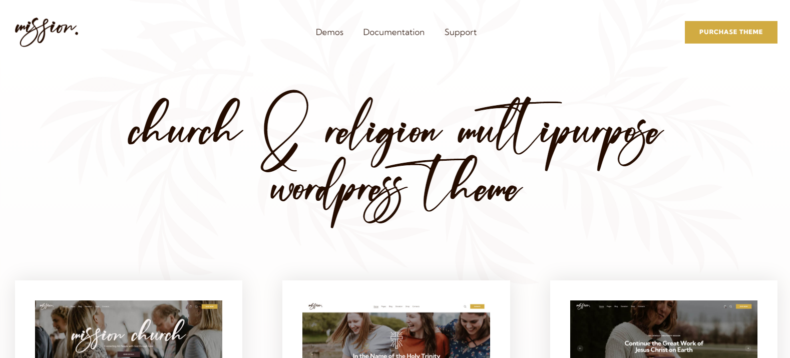 Mission v1.3.1 - Church & Religion Multipurpose WordPress Theme