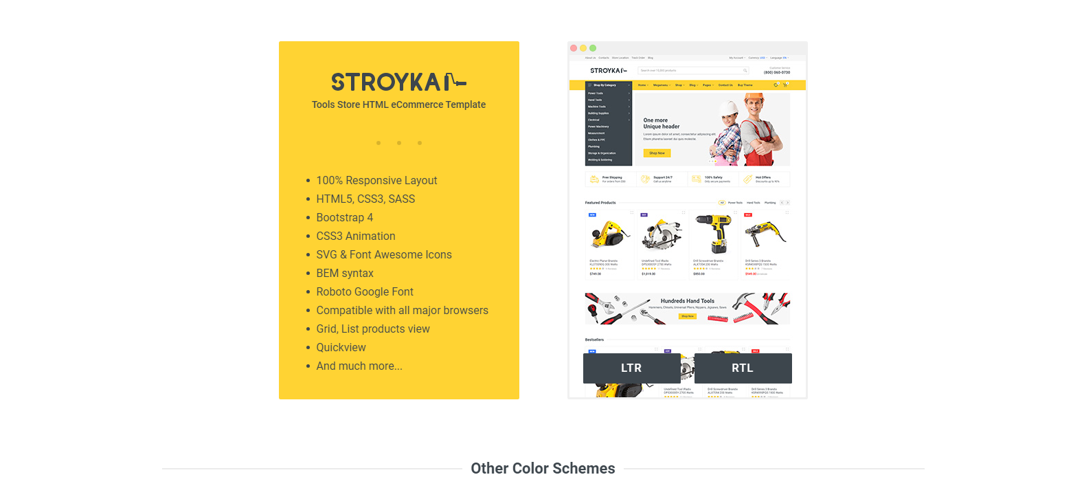 Stroyka v1.14.0 - Tools Store HTML Template