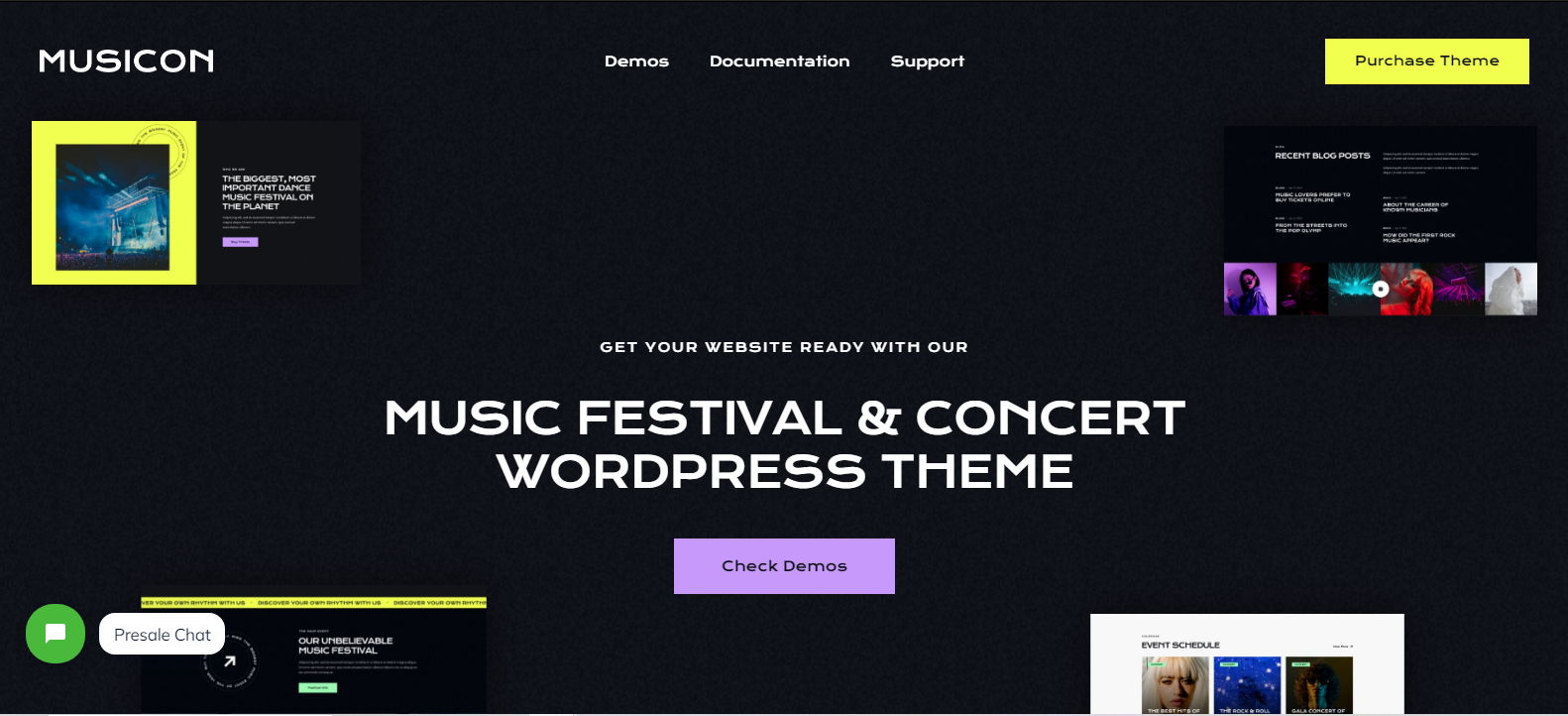 Muzicon v1.0 - Music Festival & Concert WordPress Theme