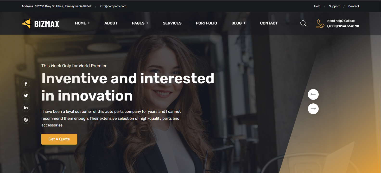Bizmax - Corporate And Consulting Business Template