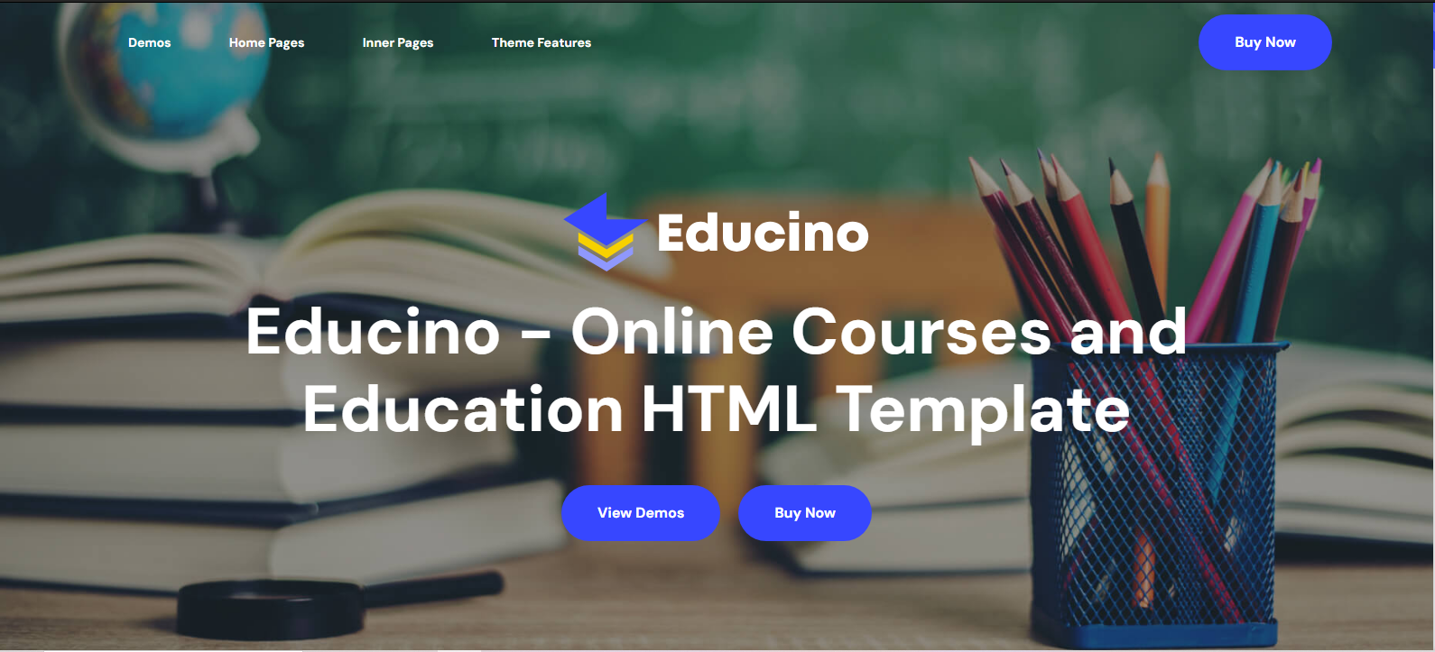 Educino - LMS, Online Course & Education Service HTML Template