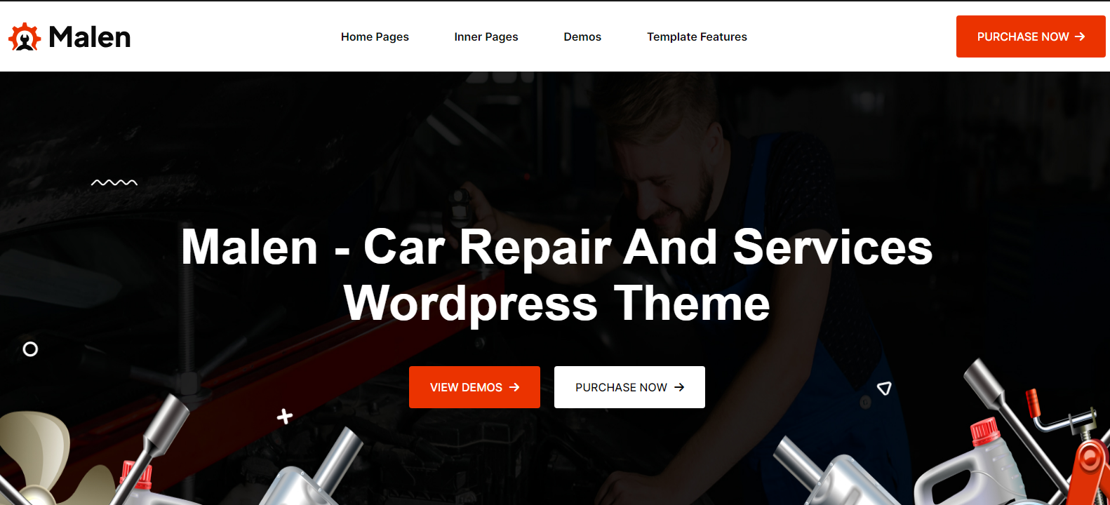 Malen - Car Repair And Services HTML Template