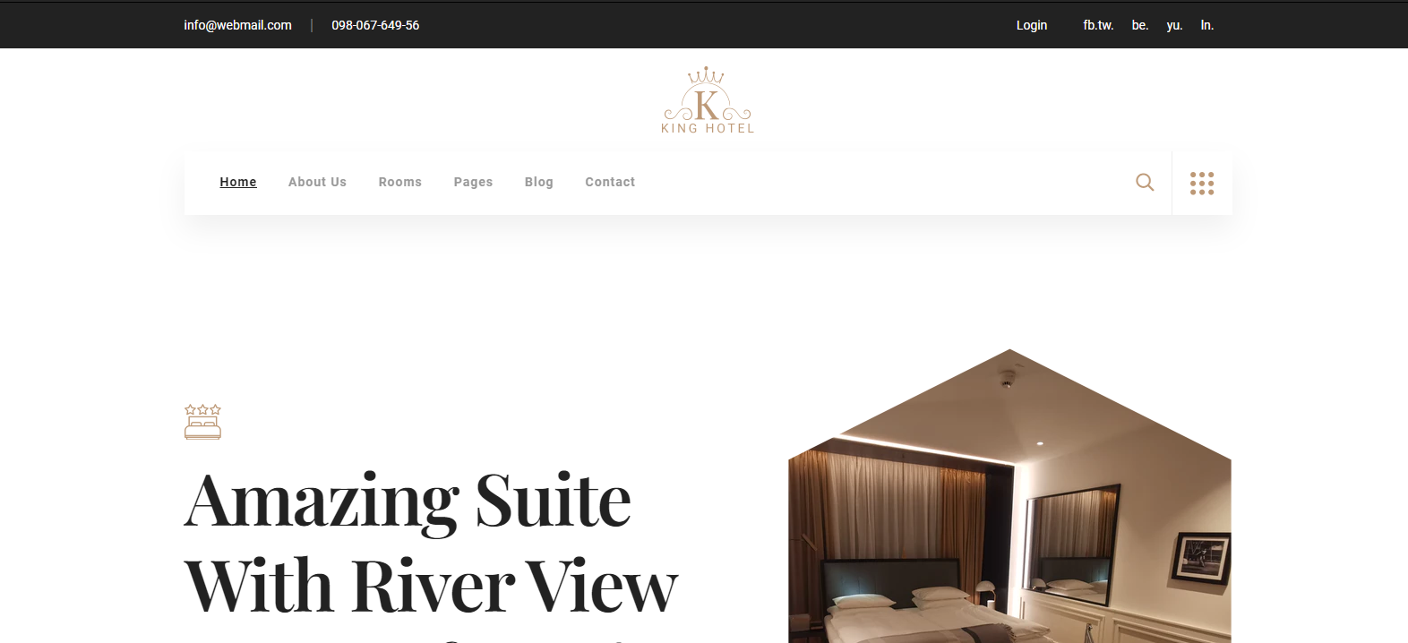 KingHo - Hotel Booking HTML Template