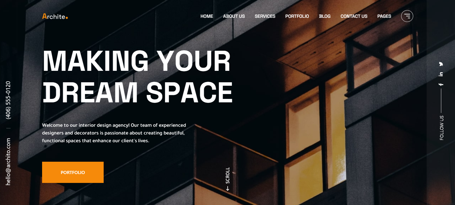 Archite - HTML Template for Architecture and Interior Designer