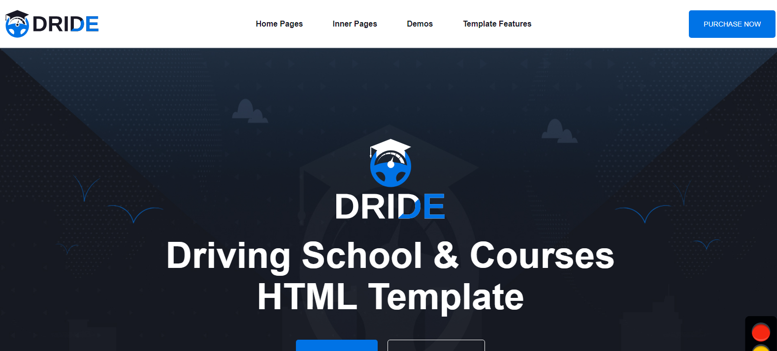 Dride - Driving School & Courses HTML Template