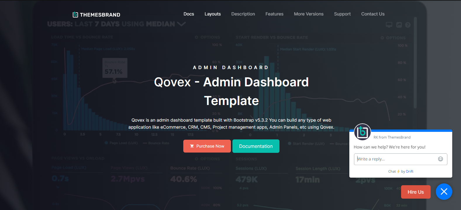 Qovex v2.2.0 - Admin & Dashboard Template