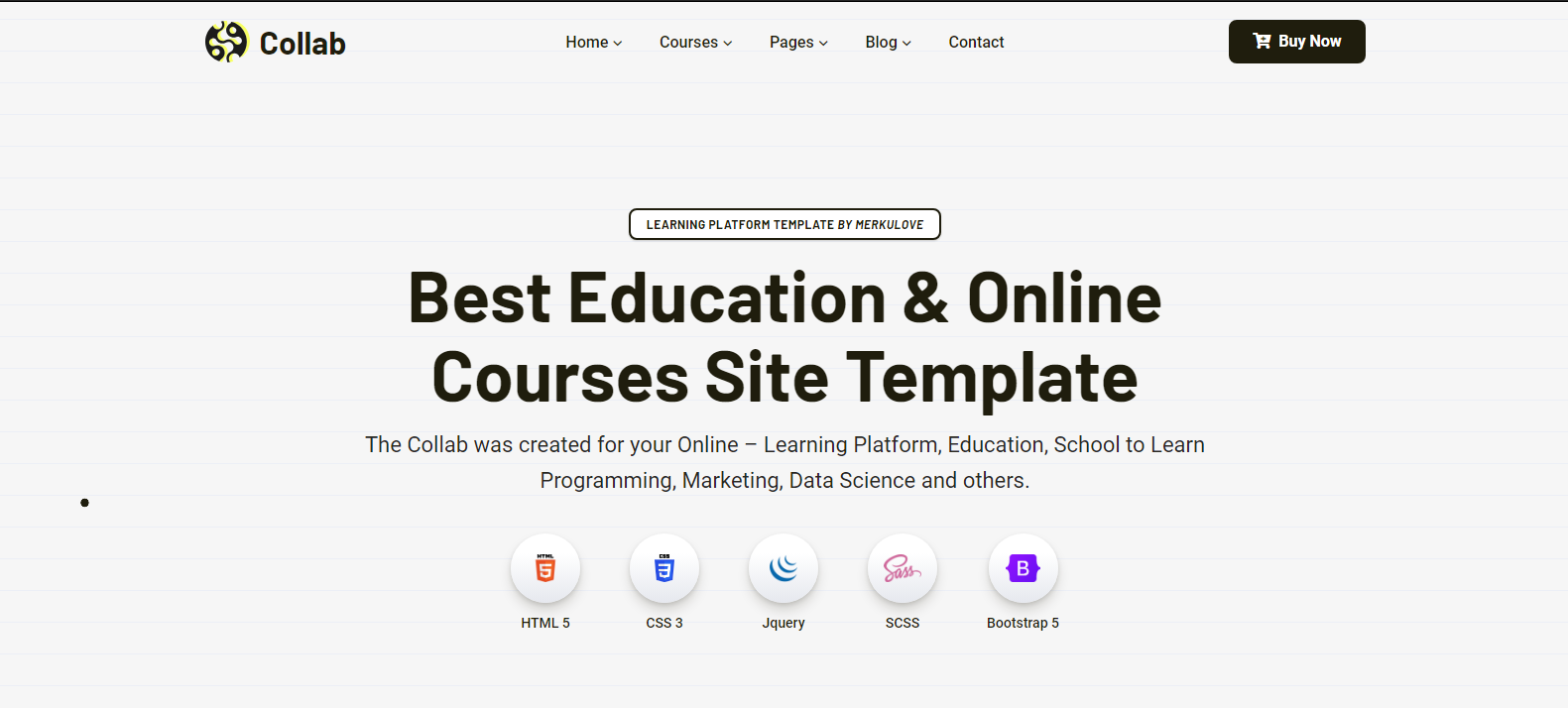 Collab – Online Learning Website Template