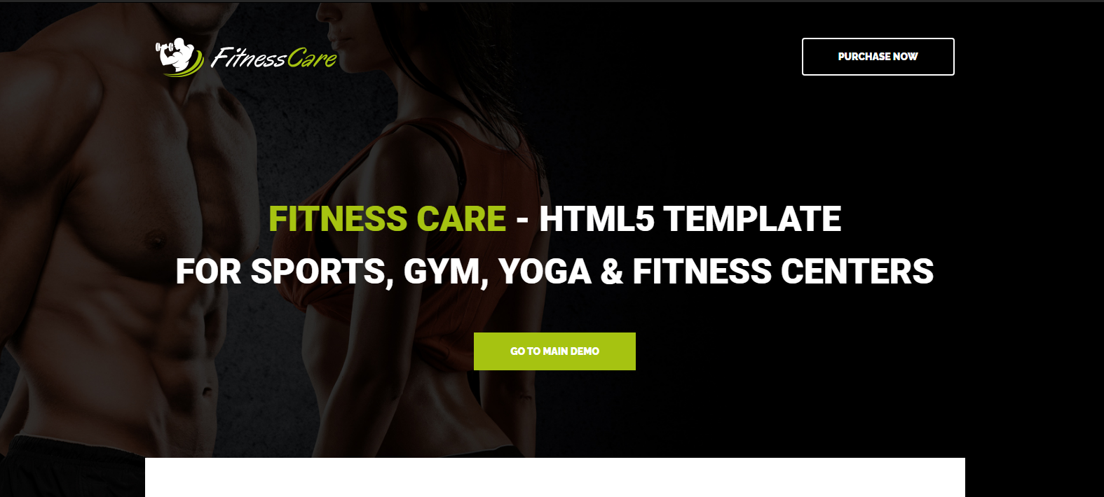 Fitness Care - Gym and Sports HTML5 Template