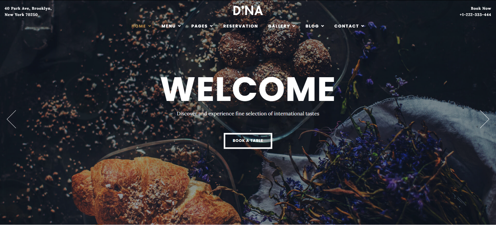 Dina v3.7.0 - Restaurant HTML Template